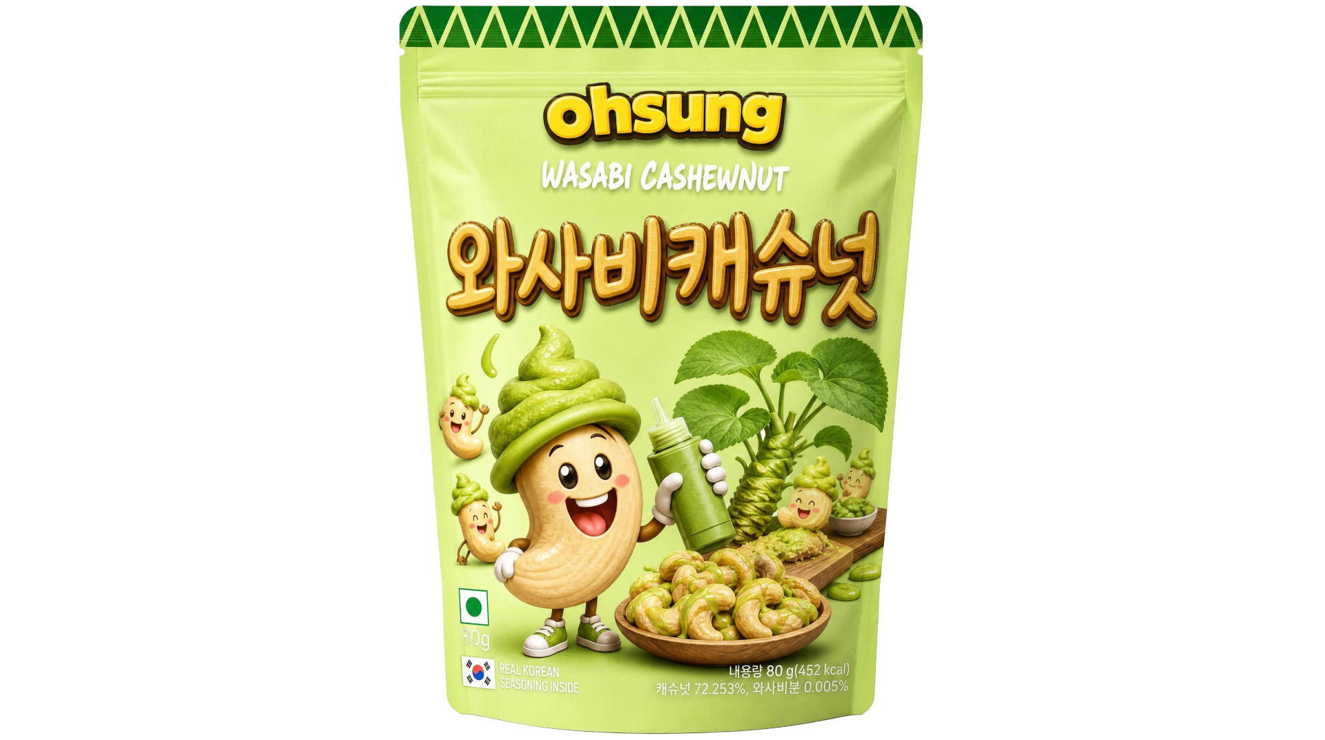 OHSUNG Wasabi Cashewnut