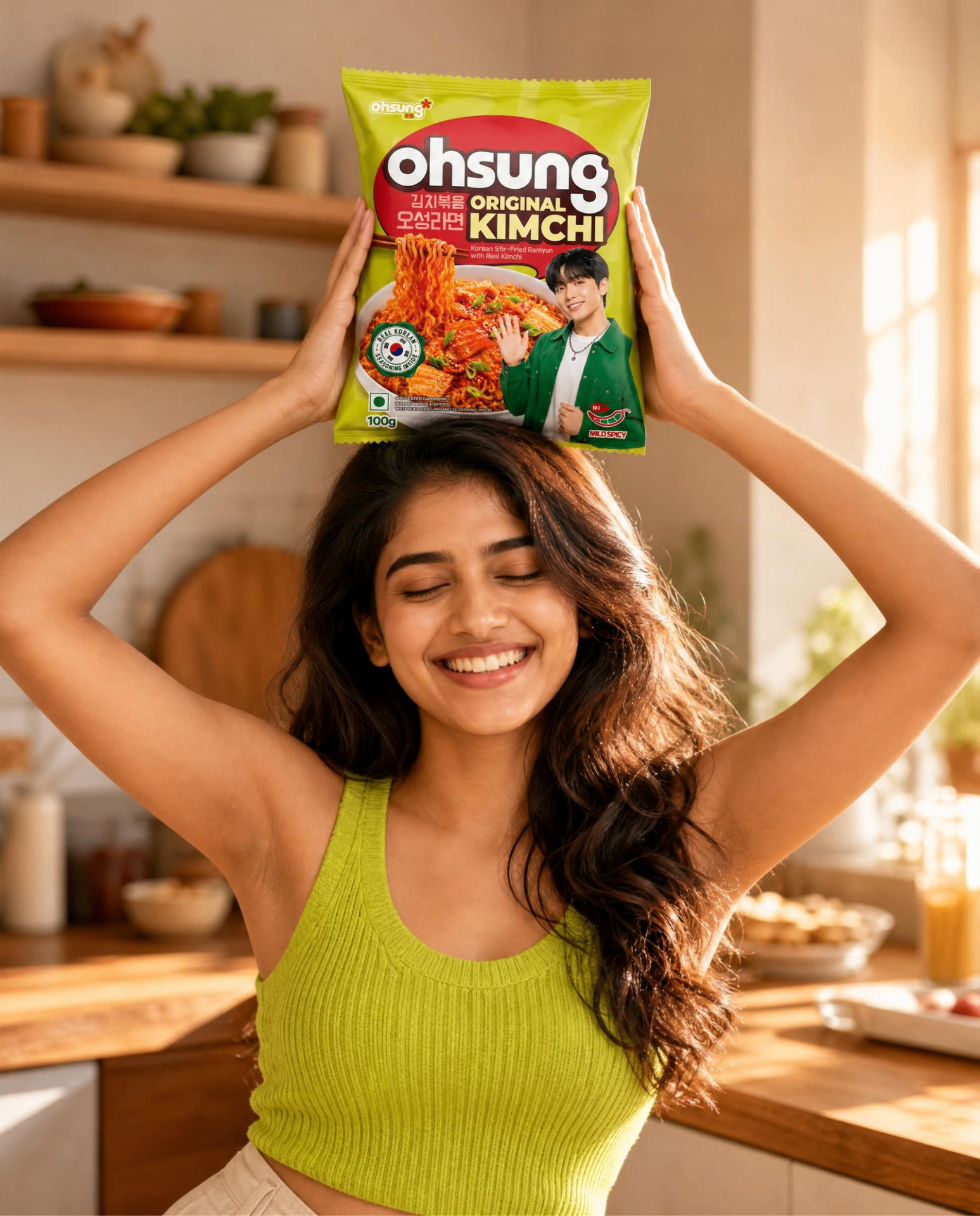 OHSUNG Kimchi pack lifestyle moment