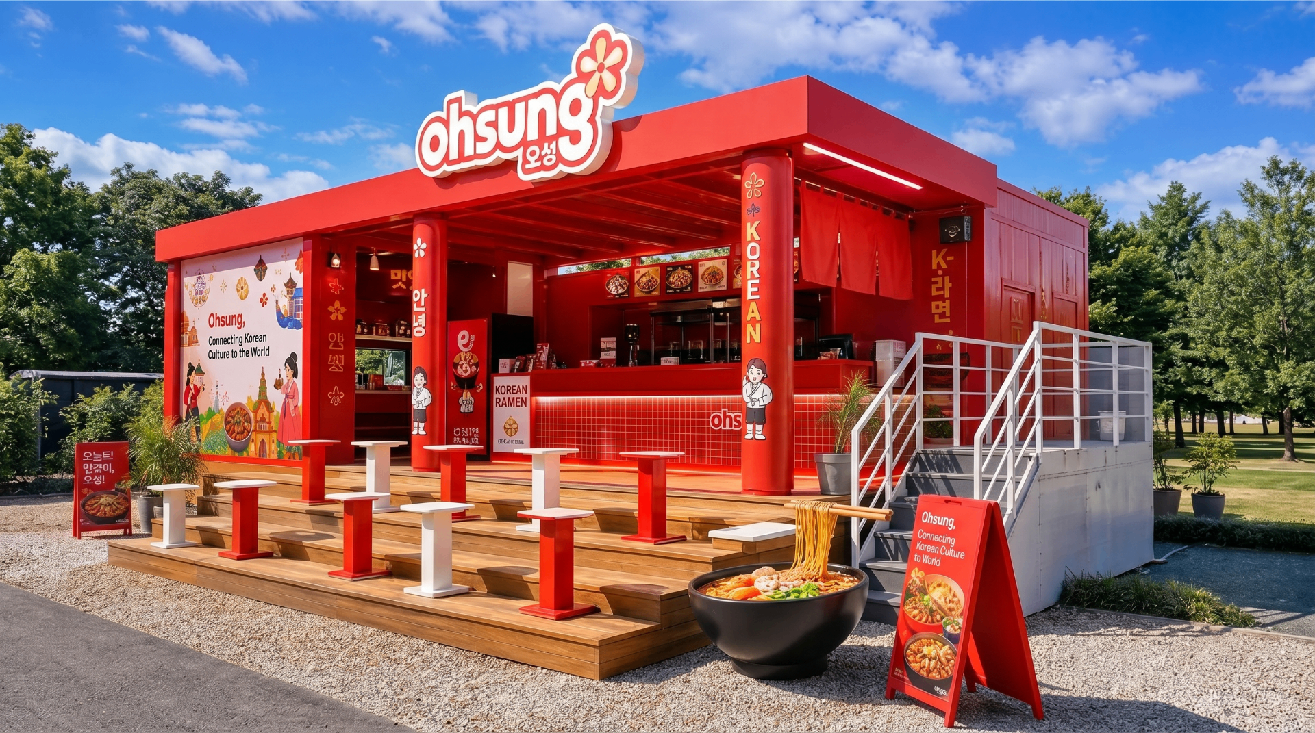 Ohsung pop-up — connecting Korean culture to the world