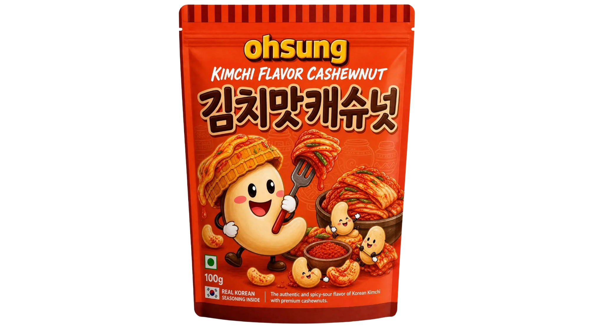 OHSUNG Kimchi Flavor Cashewnut